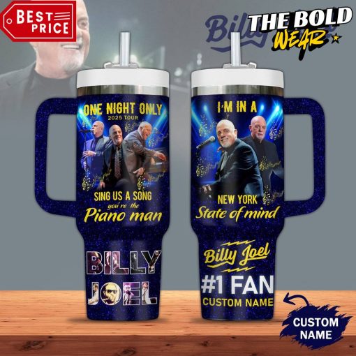 Billy Joel One Night Only 2025 Tour Stanley Tumbler