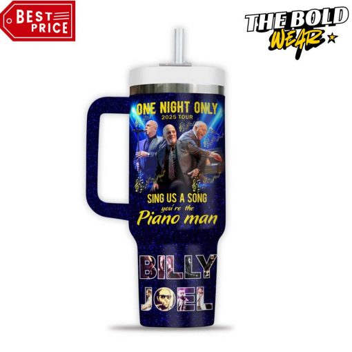 Billy Joel One Night Only 2025 Tour Stanley Tumbler