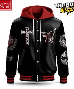 Black Sabbath God Father of Heavy Metal USA Tour Hooded Baseball Jacket