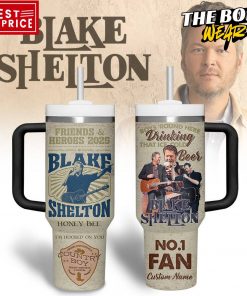 Blake Shelton Friends and Heroes 2025 Stanley Tumbler