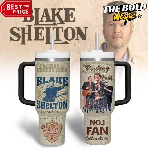 Blake Shelton Friends and Heroes 2025 Stanley Tumbler