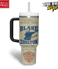 Blake Shelton Friends and Heroes 2025 Stanley Tumbler