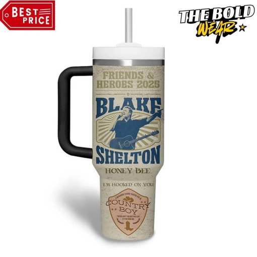 Blake Shelton Friends and Heroes 2025 Stanley Tumbler