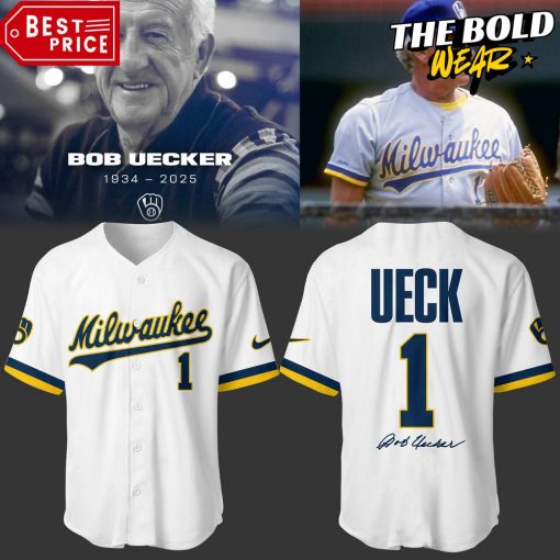 Bob Uecker Commemorative Brewers Icon Jersey