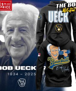 Bob Uecker Honoring The Legend Brewers Icon Signature Hoodie