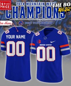 Boise State Broncos 2024 Mountain West Champions Football Jersey