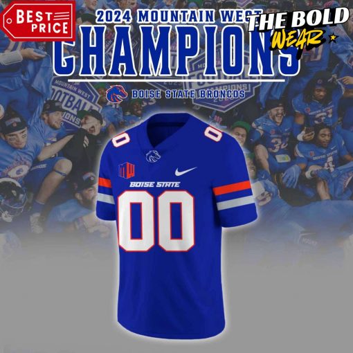 Boise State Broncos 2024 Mountain West Champions Football Jersey