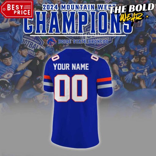 Boise State Broncos 2024 Mountain West Champions Football Jersey