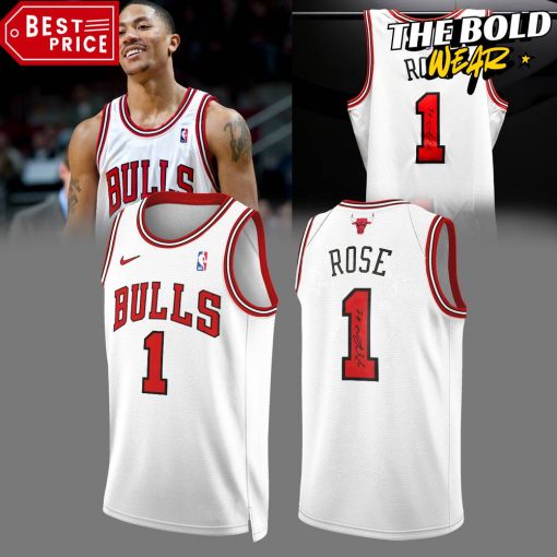 Chicago Bulls Thank You Derrick Rose Basketball Jersey