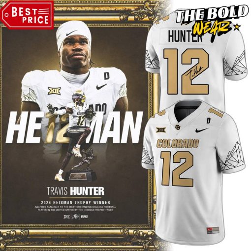 Colorado Buffaloes Heisman Travis Hunter Special Edition White Jersey