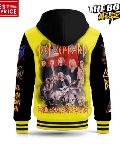 Def Leppard Pour Some Sugar on Me Hooded Baseball Jacket