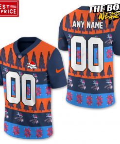 Denver Broncos NFL Christmas Version Football Jersey