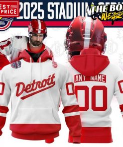 NHL Detroit Red Wings 2025 Stadium Series Personalized Hoodie