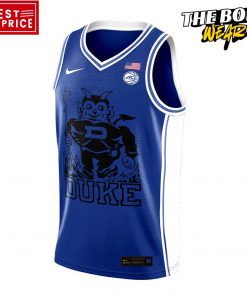 Duke Blue Devils Basketball Blue Planet Limited Edition Blue Jersey