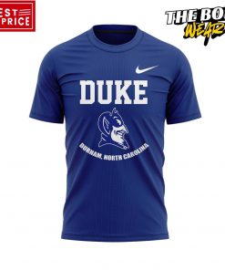 Duke Blue Devils Basketball Coach Chris Carrawell Blue Tee