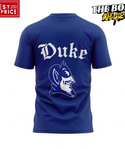 Duke Blue Devils Basketball Coach Chris Carrawell Blue Tee