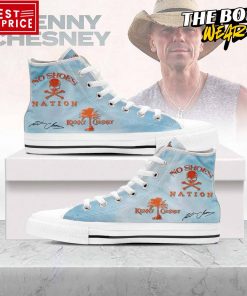 Kenny Chesney No Shoes Nation High Top Canvas Shoes