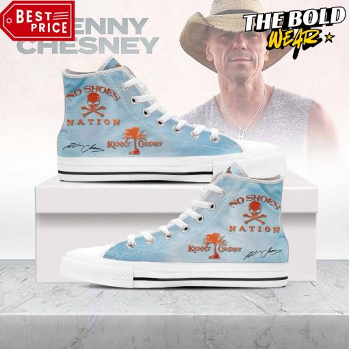 Kenny Chesney No Shoes Nation High Top Canvas Shoes