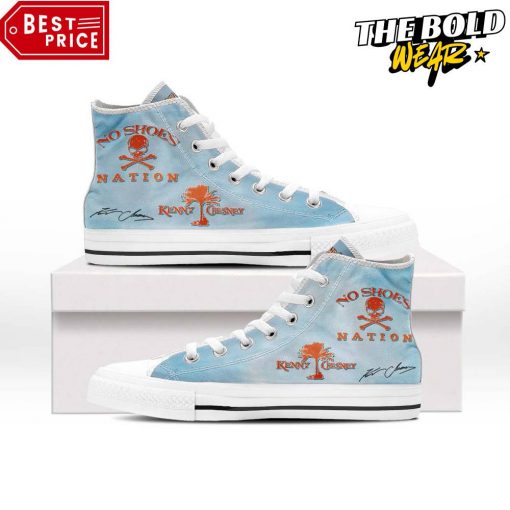 Kenny Chesney No Shoes Nation High Top Canvas Shoes