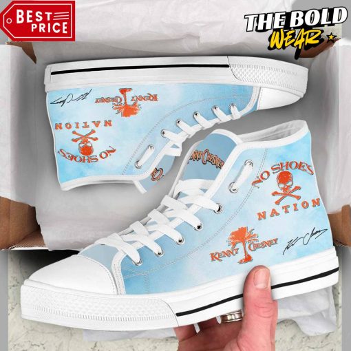 Kenny Chesney No Shoes Nation High Top Canvas Shoes