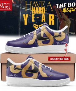 Kobe Mamba Year of the Snake Personalized Purple Air Force 1 Sneaker