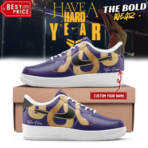 Kobe Mamba Year of the Snake Personalized Purple Air Force 1 Sneaker