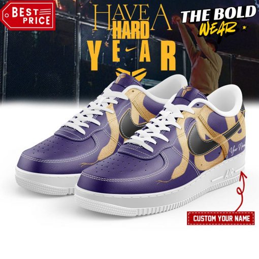 Kobe Mamba Year of the Snake Personalized Purple Air Force 1 Sneaker