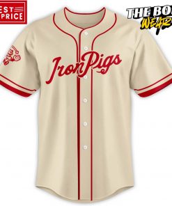 Lehigh Valley IronPigs 50s Style Fauxback Baseball Jersey