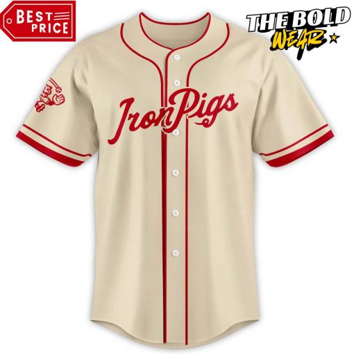 Lehigh Valley IronPigs 50s Style Fauxback Baseball Jersey