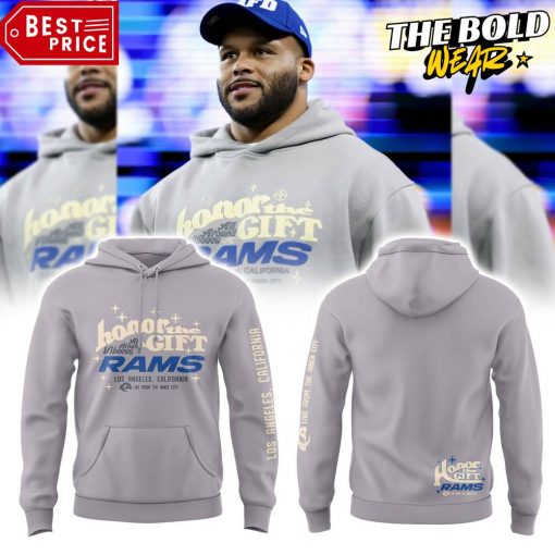 Los Angeles Rams Honor The Gifts Grey Hoodie