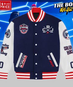 NHL Columbus Blue Jackets 2025 Stadium Series Baseball Jacket