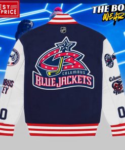 NHL Columbus Blue Jackets 2025 Stadium Series Baseball Jacket