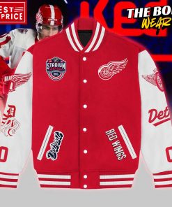 NHL Detroit Red Wings 2025 Stadium Series Baseball Jacket