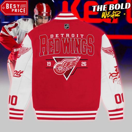 NHL Detroit Red Wings 2025 Stadium Series Baseball Jacket