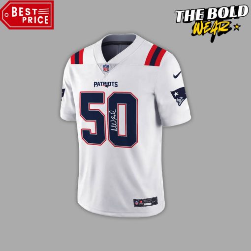 New England Patriots Coach Mike Vrabel White Football Jersey