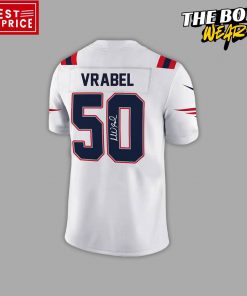 New England Patriots Coach Mike Vrabel White Football Jersey