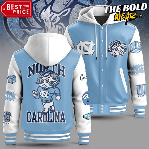 North Carolina Tar Heels Hooded Baseball Jacket