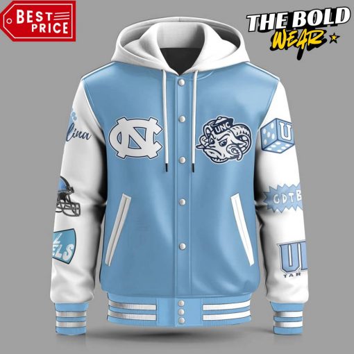 North Carolina Tar Heels Hooded Baseball Jacket