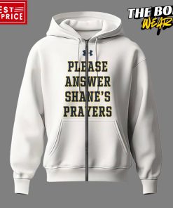 Notre Dame Fighting Irish x Answer Shanes Prayers White Hoodie