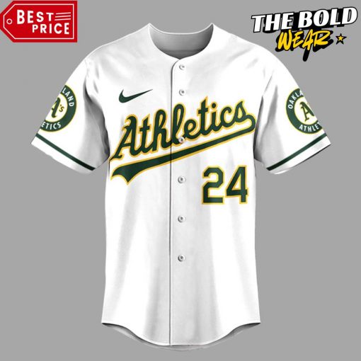 Oakland Athletics Honor Rickey Hendersons Legacy Baseball Jersey