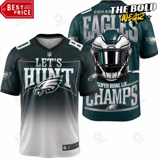 Philadelphia Eagles Let’s Hunt Super Bowl LIX Champs Jersey