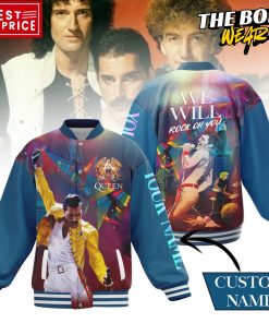 Queen We Will Rock on You Baseball Jacket