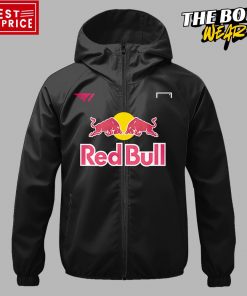 Red Bull League of Its Own T1 Black Windbreaker Outdoor Jacket