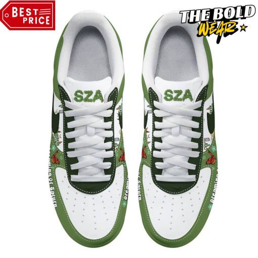 SZA Dreaming of Saturn Green Air Force 1 Sneaker