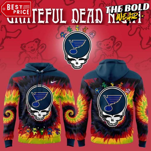 St. Louis Blues x Grateful Dead Night Hoodie