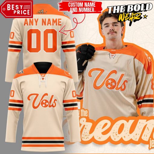 Tennessee Hockey Club Special Cream Hockey Jersey