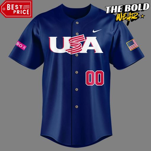 USA Baseball WBSC Navy Jersey