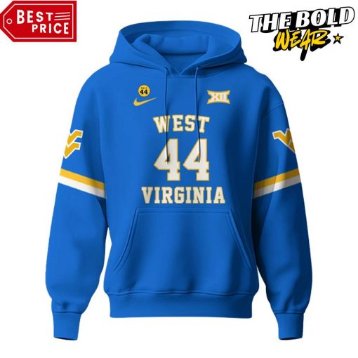 West Virginia Mountaineers Basketball Jerry West 44 Hoodie