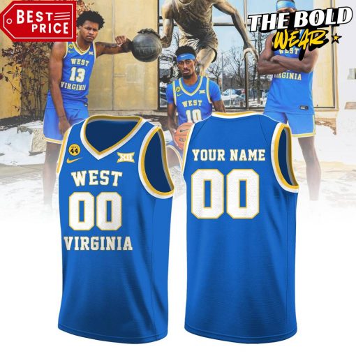 West Virginia Mountaineers Basketball Jerry West 44 Jersey