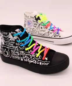 High Top Canvas Shoes